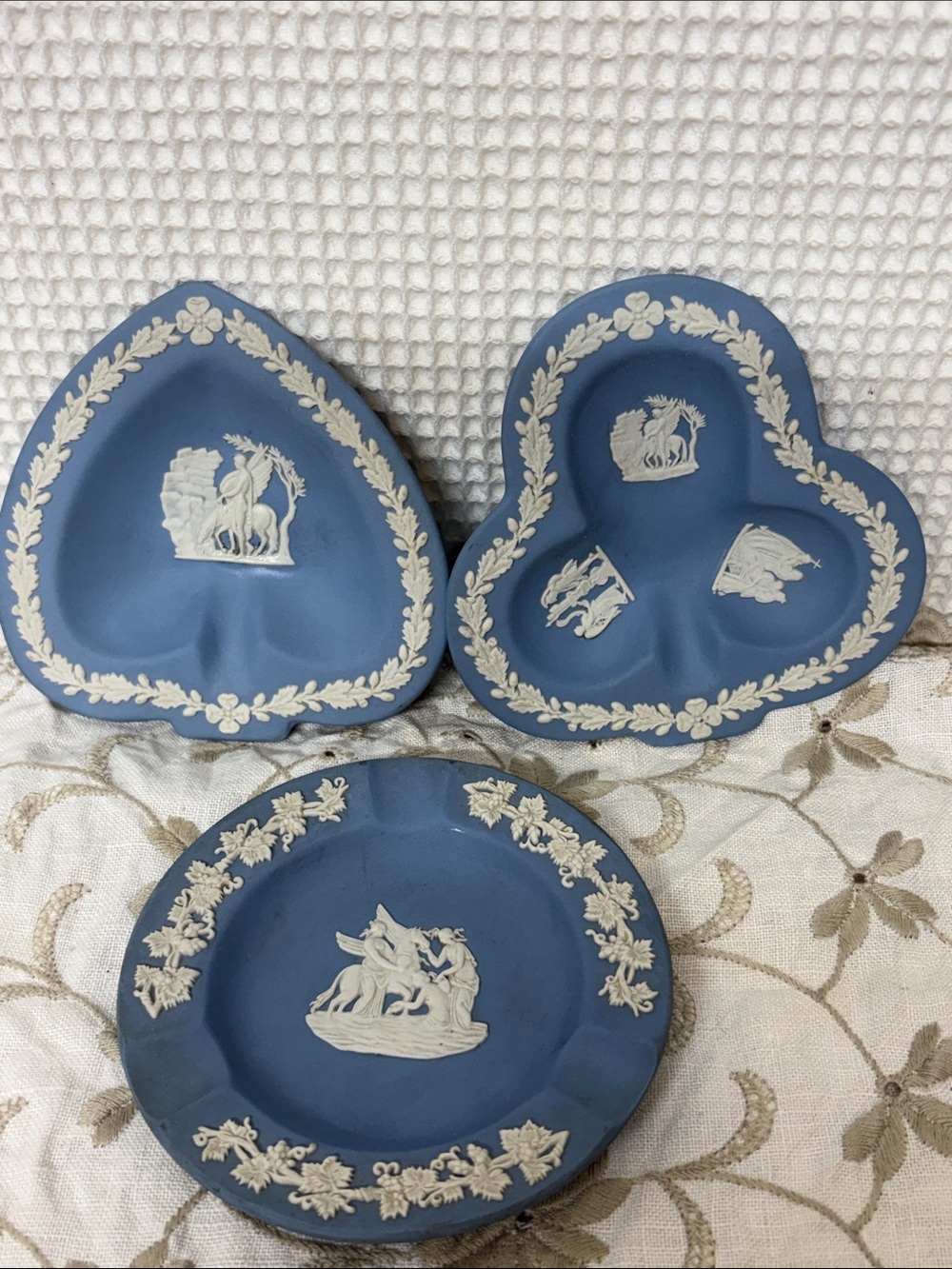 Wedgewood Jasperware ashtrays